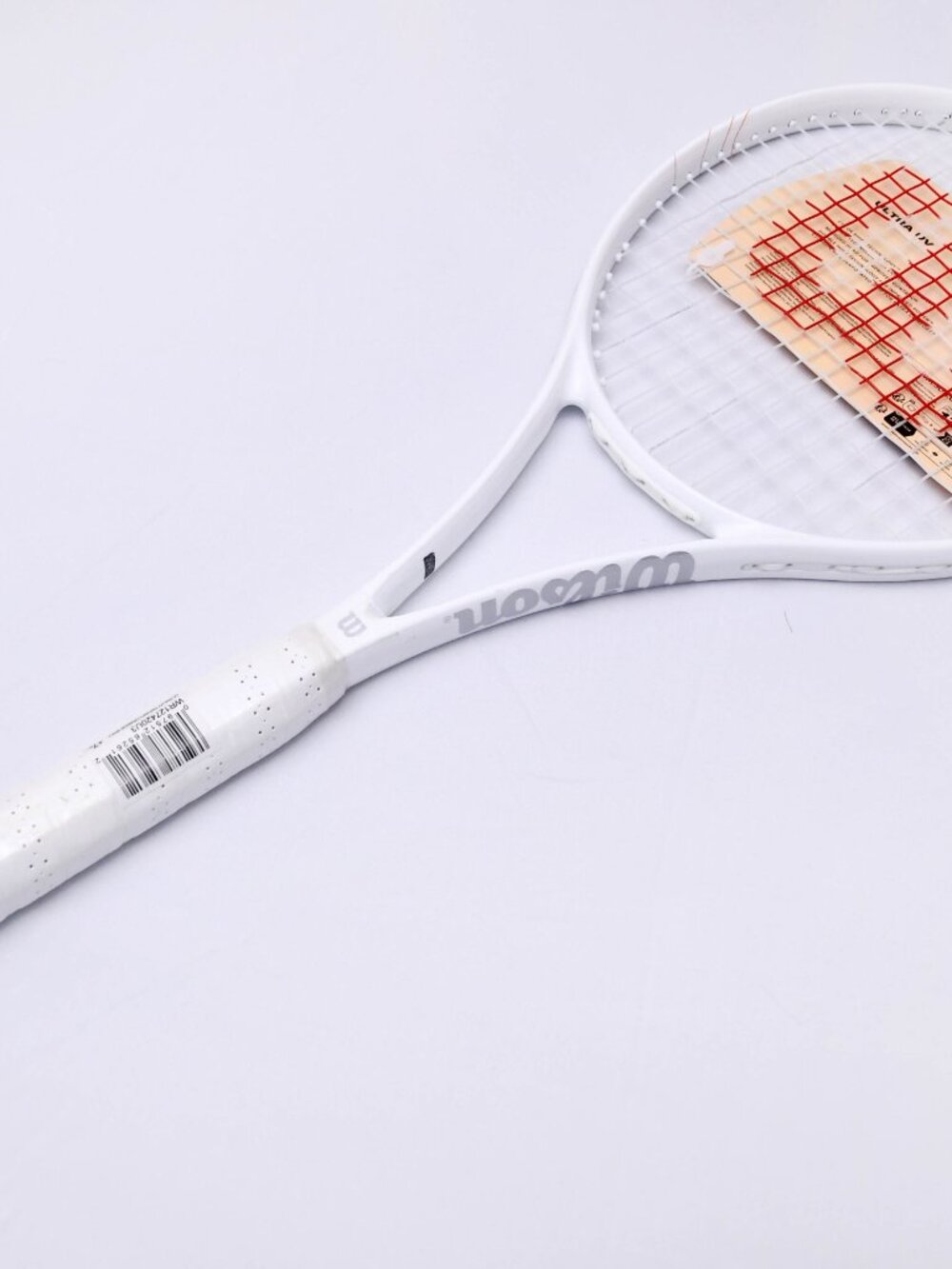 WILSON ULTRA UV RACQUET - GRAPHITE TRADITIONAL FRAME 4-3/8" GRIP 103 HEAD WHITE - Picture 6 of 7